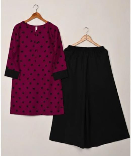 Simple 2pc Short Shirt with Flapper