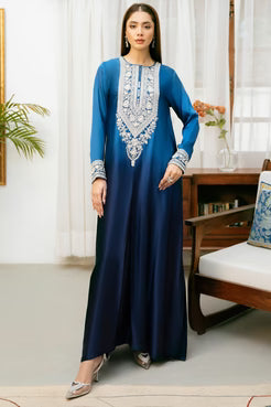 Stunning Pink Khaddar Suit Set - 3 Pcs with Embroidered & Printed Patterns